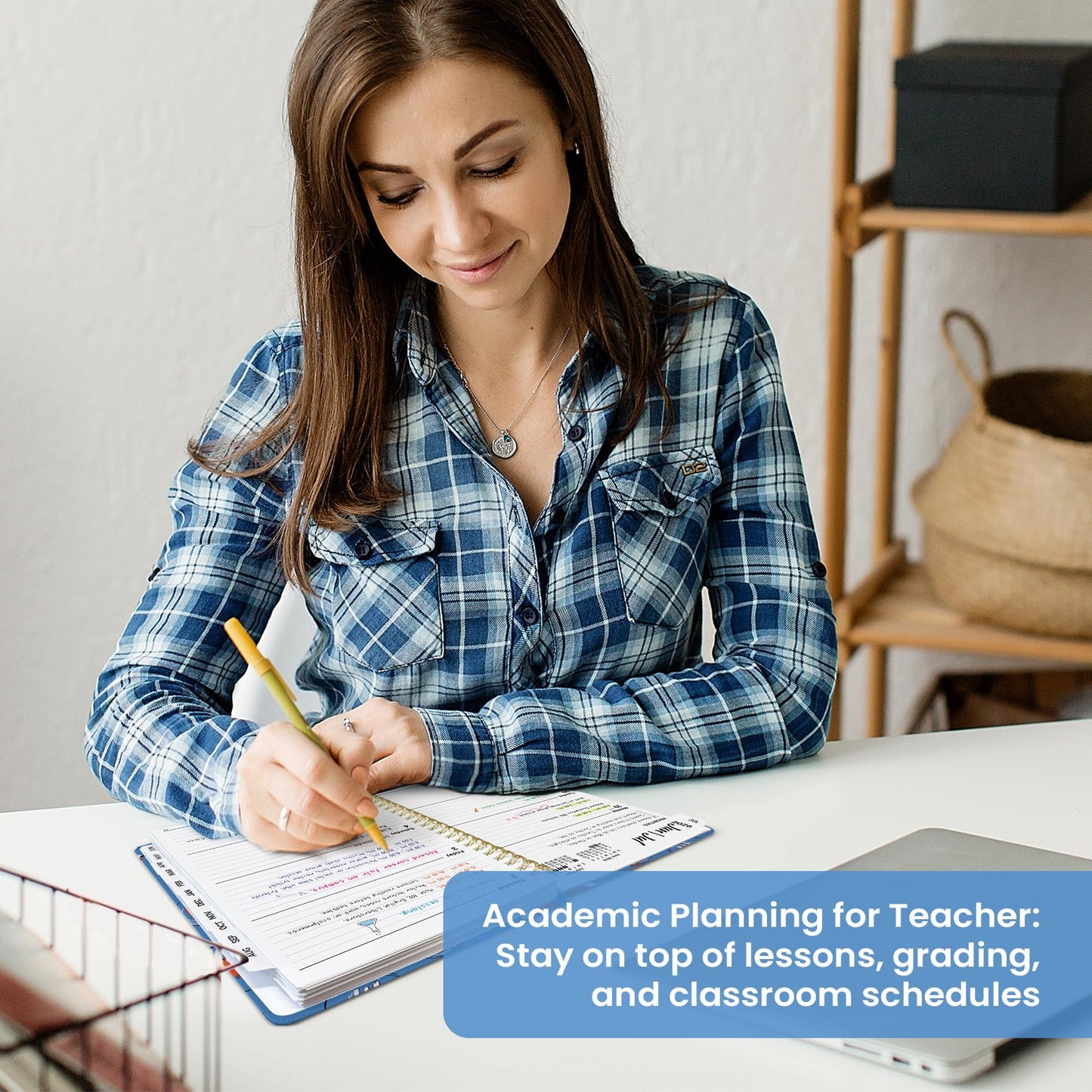 Planner 2026–2027, Weekly & Monthly Academic Organizer for School Year, Jul 2026–Jun 2027, Hardcover Planner with Tabs, Back to School Essential, 6.3" x 8.5", Cosmic Pups