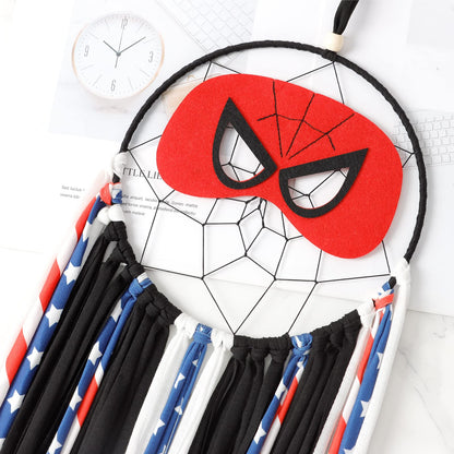 Alynsehom Dream Catcher Handmade Dreamcatcher Room Nursery Decor for Girls Boys Kids Bedroom Baby Room Party Children Playroom Dorm Decoration Wall Hanging Ornament Craft Gift (Spider)