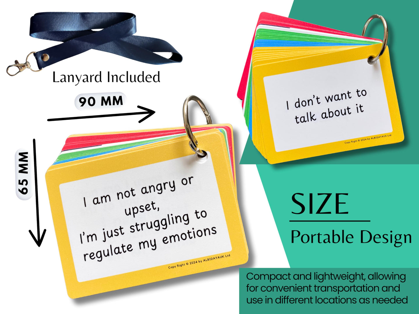 Communication Cards for ADHD and Autism, Special Needs Communication Aid for Non Verbal Adults and Children, Speech Delay Flash Cards