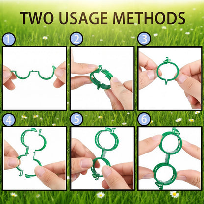600Pcs Tomato Clips Plastic Plant Support Clips for Garden Trellis Twine and Greenhouse Vine Support Garden Clips for Tomatoes Cucumbers Peppers Climbing Vegetables and Flowers Upright Growth