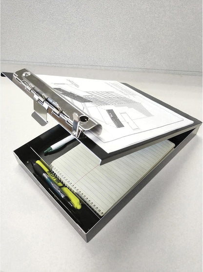 Saunders Redi-Rite Recycled Aluminum Storage Clipboard - Black - Letter Size (11018)