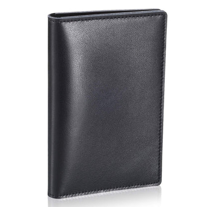 HISCOW Minimalist Thin Bifold Card Holder - Italian Calfskin