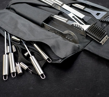 Grill Accessories for Outdoor Grilling - Outdoor Grill Accessories for Barbeque - Premium Grill Tool Sets Grilling Utensils Set - Griddle Accessories Kit - BBQ Gear