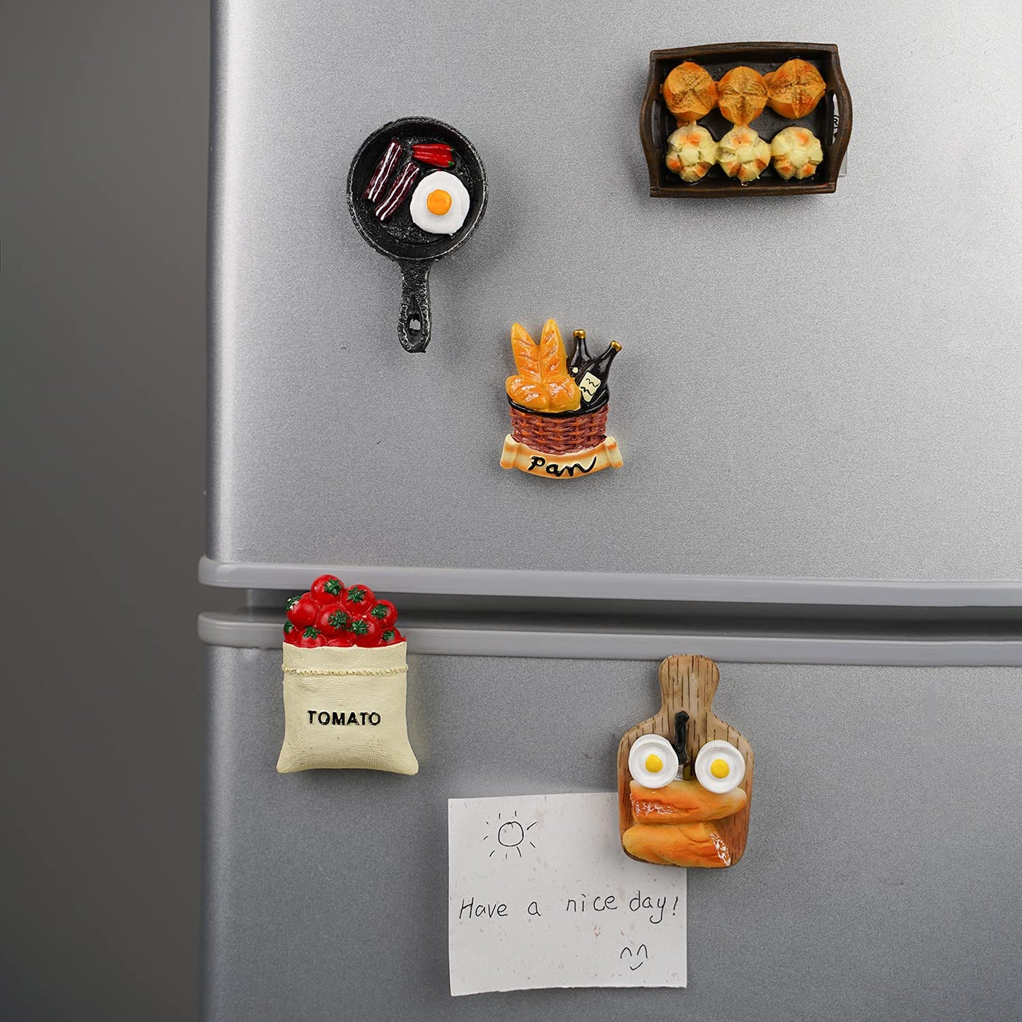 Aiuwo Refrigerator Magnets for Fridge Magnets,Cute Magnets Kitchen Decoration Kitchenware,Perfect for Refrigerators, Whiteboards, Maps and Other Magnetic Items (Kitchenware (5PCS))