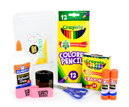 Back to School Essentials Supplies Kit Bundle for K-8 Students – 20-Piece First Day of School Must-Have Set with Notebooks, Pencils, Folders & More