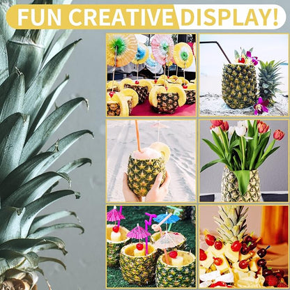Pineapple Corer, [Upgraded, Reinforced, Thicker Blade] Newness Premium Pineapple Corer Remover, Stainless Steel Pineapple Core Remover Kitchen Tool with Sharp Blade for Diced Fruit Rings, Gray