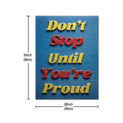 Motivational Canvas Wall Art Positive Entrepreneur Affirmation Print Poster Motivational Quotes Picture Painting Wooden Framed for Office Home School Wall Decoration Stretched and Framed [18''Wx24''H]