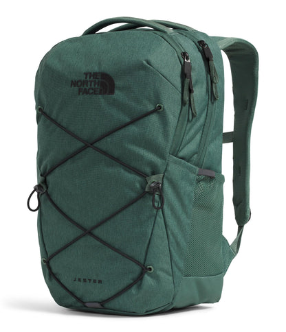 The North Face Jester Everyday Laptop Backpack - Commuter Daypack, Water Repellent, Laptop Sleeve, Duck Green Dark Heather/TNF Black, One Size