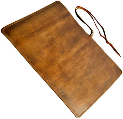 RUSTIC TOWN Leather Knife Roll - Chef's Knife Case Holder Cutlery Carrying Case Organizer Storage Bag - Travel Friendly Gift for Men & Women