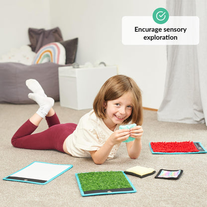 ODOXIA Calm Down Corner | Classroom and Special Education Must Haves | Calming Corner Items for Kids | Calming Corner Kit with Sensory Mats, Posters, Solutions Wall, Sensory Toys
