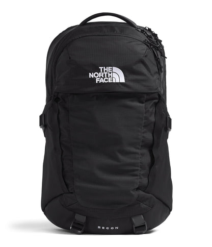 The North Face Recon Everyday Laptop Backpack - Daypack, Water Repellent, Laptop Sleeve, 2 Water Bottle Pockets, TNF Black/TNF Black-NPF, One Size