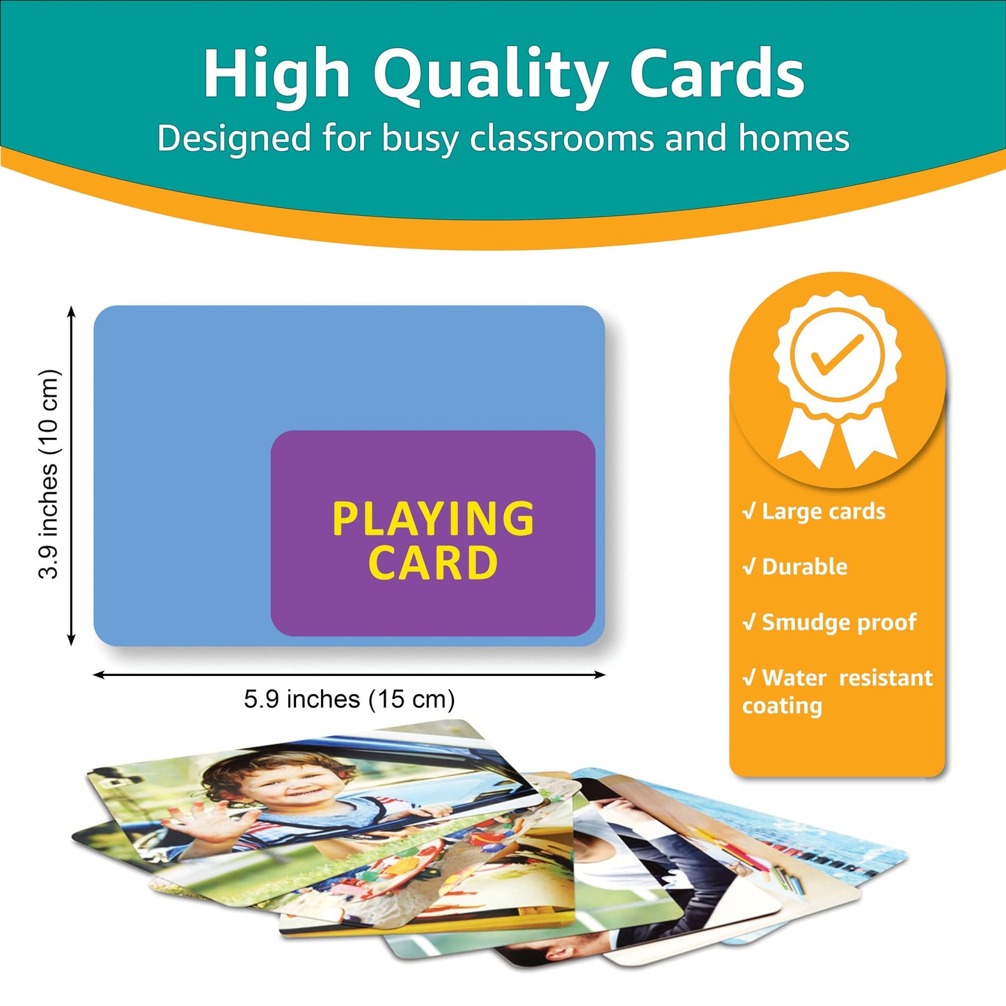 Picture My Picture Verbs, Prepositions and Feelings Flash Card Set– Speech Therapy Tool for Vocabulary, Communication & Thinking, with Activity Guide, Suitable for Education, ESL & ABA – Set of 120