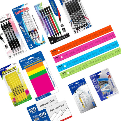 OMURA Learning | Back To School Bundle Kit For Middle/High School with Retails Value over $179.99 | 70 Pieces