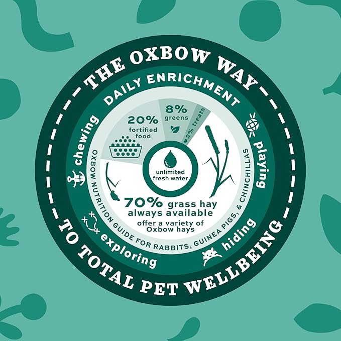Oxbow Essentials Young Guinea Pig Food, Guinea Pig Pellets Made with Timothy Hay, Stabilized Vitamin C, Small Animal Pet Products, Small Animal Food Made in USA, High Fiber, 5 lb. Bag