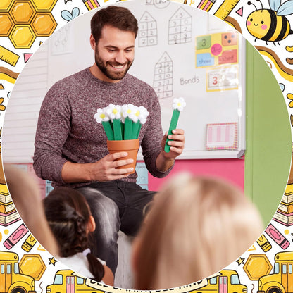 Chunful 72 Flip Name Sticks with Storage Pot Talking Flip Name Stick Counting for Classroom Back to School Management Teacher Essential Student Grouping Tally Educational and Learning Supply(Elegant)
