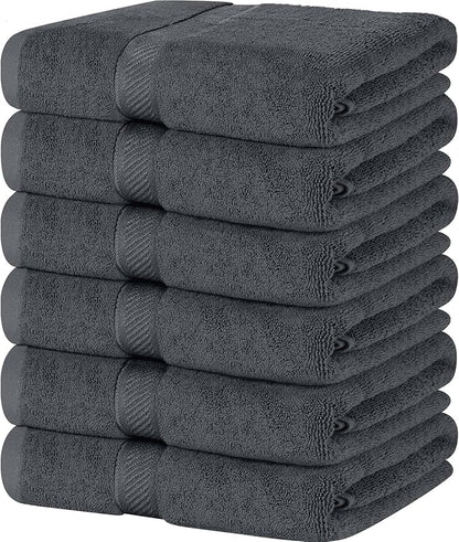 Simpli-Magic Cotton Bath Towels, 6 Pack
