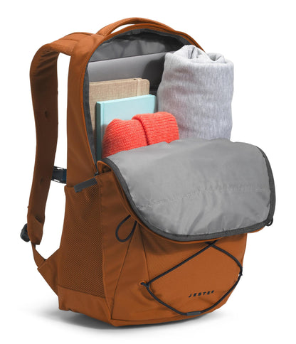 The North Face Jester Everyday Laptop Backpack - Commuter Daypack, Water Repellent, Laptop Sleeve, Leather Brown/TNF Black-NPF, One Size
