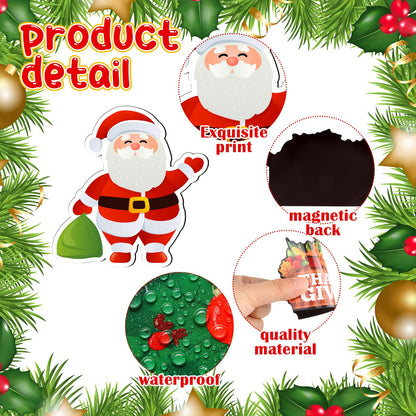 Funtery 30 Pcs Holiday Magnets Christmas Thanksgiving Pumpkin Refrigerator Magnets Set for Festival Locker Whiteboard Dishwasher Magnetic Kitchen Decorations Accessories for Home Classroom Office