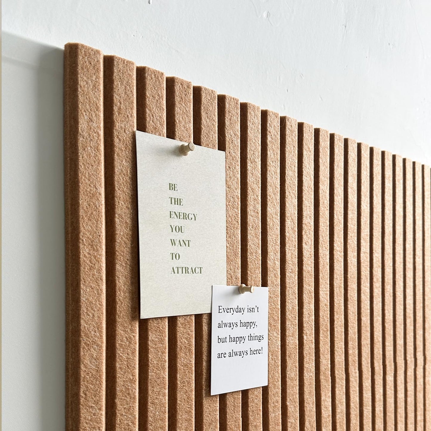 Large Cork Board for Office Decor, 48"x 36" - 1/2” Thick Felt Bulletin Board, 12 Pack Felt Board with Safe Removable Adhesive Tabs, Pin Board Cork Boards for Walls - Burnt Orange