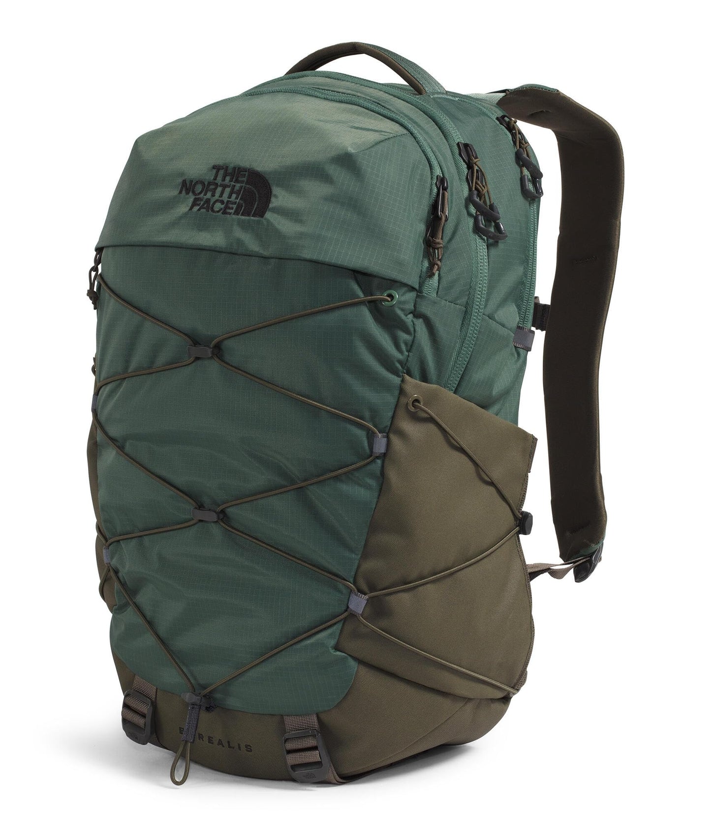 The North Face Borealis Commuter Laptop Backpack - Water Repellent, Laptop Sleeve, Large Main Compartment, Duck Green/New Taupe Green, One Size