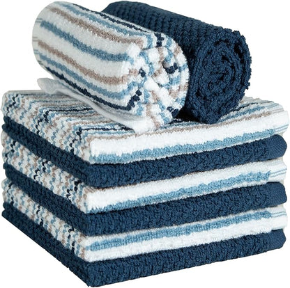 Bumble Premium Dish Cloths Towel 12"x12" | 100% Natural Ring Spun Cotton Tea