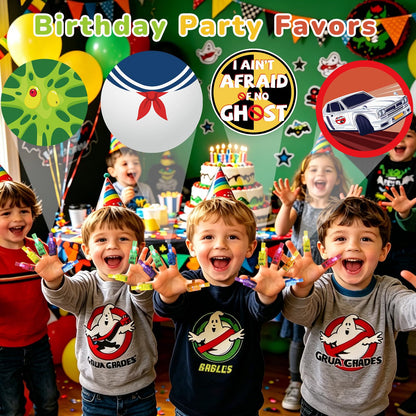 Sauyoza 36 Pack Green Ghost Party Favors LED Finger Lights for Kids, Green Ghost Themed Goodie Bag Stuffers, Classroom Treasure Box Prizes, Glow in the Dark Ghost Party Supplies
