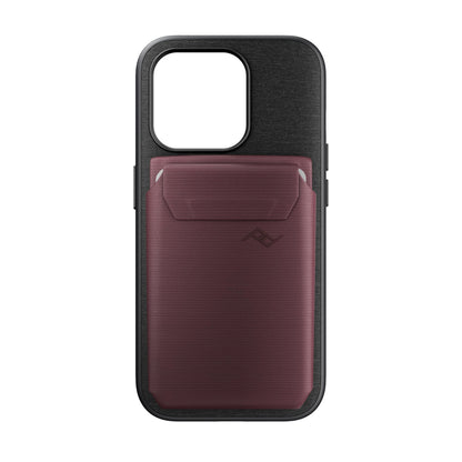Peak Design Mobile Stand Wallet, Eclipse, Slim Profile, On-Demand Stand, Weatherproof Nylon Fabric, Connects to Mobile Cases, MagSafe Compatible, for iPhone, Samsung and Google Phones