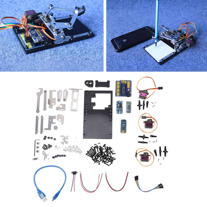 DIY Drawing Robot Kit with Mechanical Arm - Educational Pen Plotter Writing Robot for Classroom Learning & Kids Creative DIY Projects