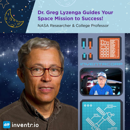 inventr.io Adventure Kit: 30 Days Lost in Space | Premium STEM Coding Course for Adults & Teens | Robotics & Engineering Projects with Expert Teachers | Arduino IDE Compatible Kit