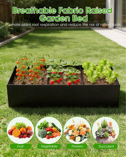 Cucumber Trellis with Grow Bags for Garden, 63in Tall Garden Trellis for Climbing Plants, Metal Plant Trellis with Garden Netting for Vegetables Flowers Fruits(4 Arches)(U-Shape)