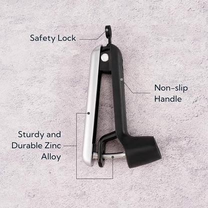 KITCHENDAO Cherry Pitter Tool, Larger Cross-Pitting Head, Sturdy Zinc Alloy Handle, Cherry Core Remover with Safety Lock, Dishwasher Safe