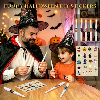 Floating Candles with Wand for Halloween Decorations: Upgraded 20Pcs Magic LED Hanging Floating Candle Battery Operated Flameless Candles with Timer for Birthday Gifts Halloween Party Indoor Décor