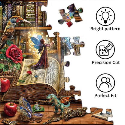 TangMosaic Magic Book Jigsaw Puzzles, 1000 Piece Puzzle for Adults, Family Puzzles Game, Fun Relaxing Challenging, Interlock Perfectly No Dust, Home Wall Decor, Gifts for Birthday Father's Day