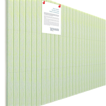Honoson 12 Pack 48"x 36" Large Cork Board Alternative Felt Bulletin Board Wall Tiles with Safe Square Adhesive Roll Cork Tiles for Walls Home Office Classroom Back to School Pin Panels(Sage Green)