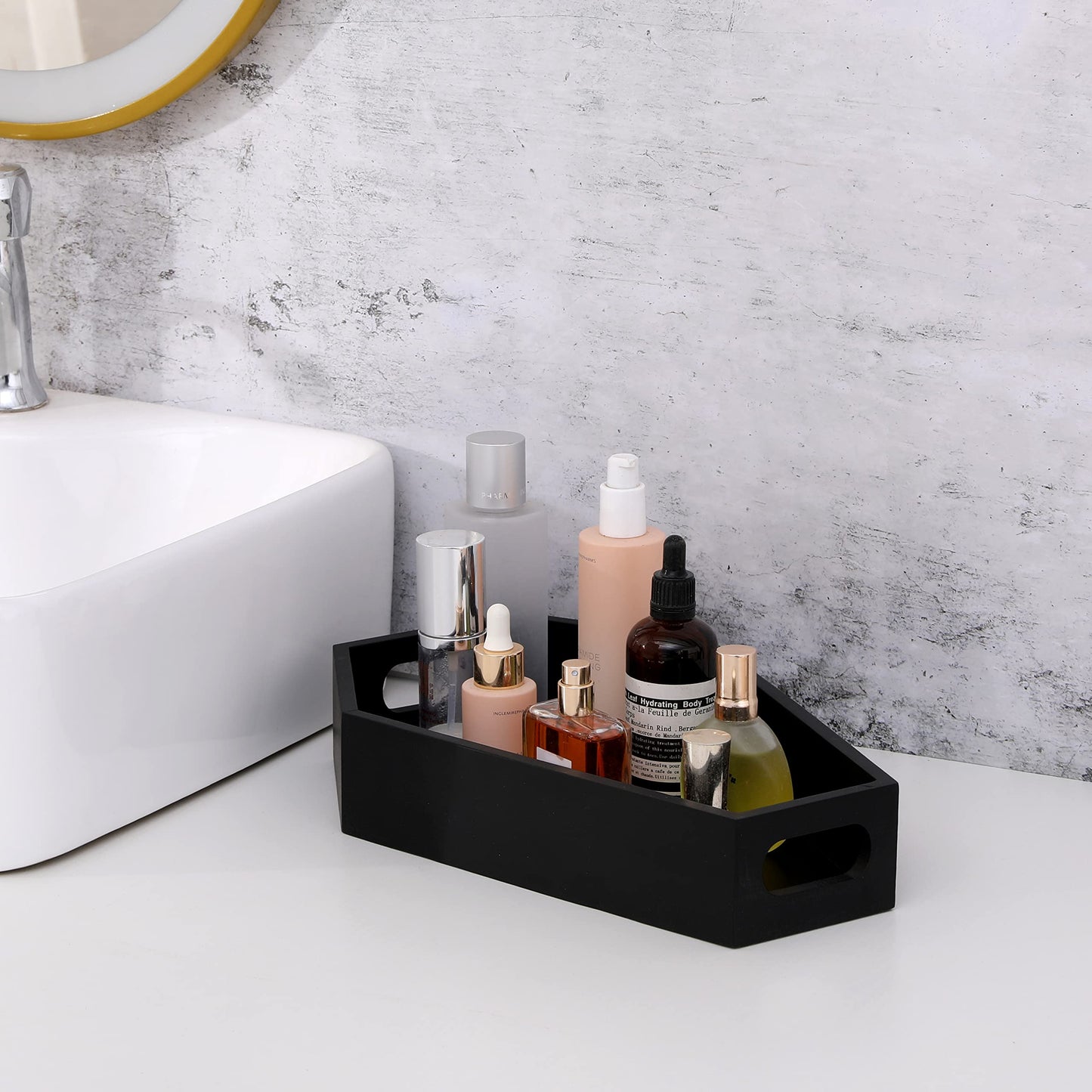 ZJPZYXDHZFC Gothic Coffin Decor Gothic Wooden Makeup Organizer