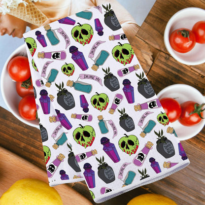 JNIAP Villain Poison Kitchen Towel Villain Poison Gifts Poison Apple Dish Towel (Poiso KT)