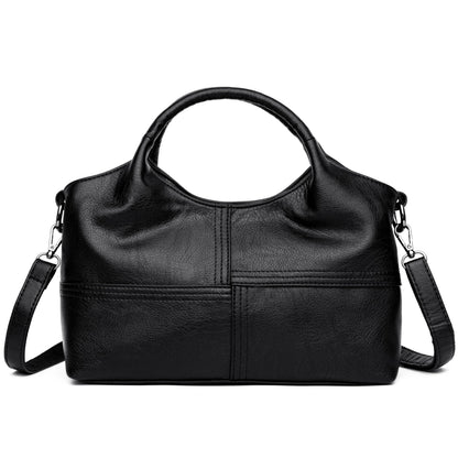 FSD. WG Leather Shoulder Bags Purses and Handbags for Women Top Handle Tote Satchel Ladies Hobo Bags