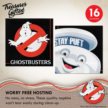 Treasures Gifted Officially Licensed Ghostbusters Party Decorations Serves 16 Guests - Complete Set Ghostbusters Birthday Decorations - Ghostbusters Party Supplies, Ghostbusters Plates & More
