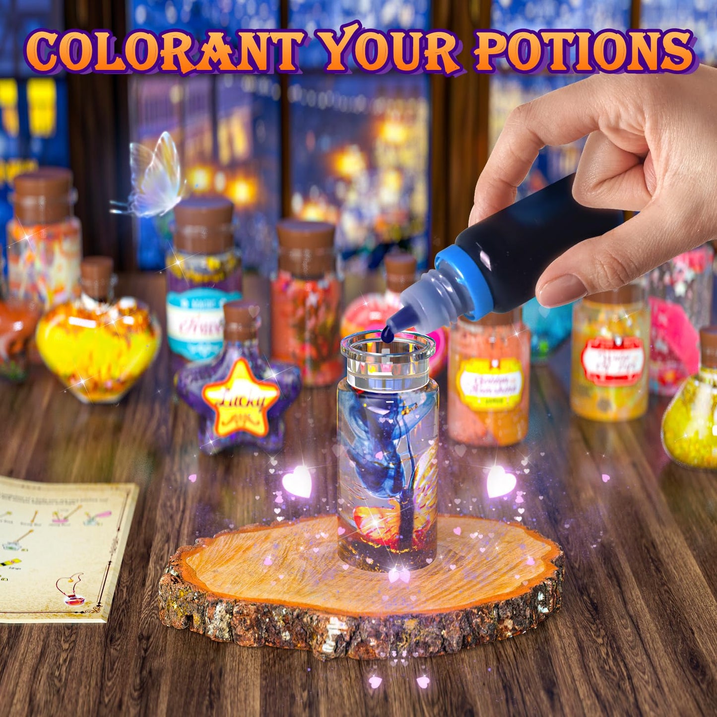 Magic Potion Kit for Girls,22 Potions Magic Mix Set for Kids 6 7 8 9 10 11 12 Years Mystery Potion Making kit Art Craft Kit Gifts Toys for Christmas Halloween Birthday