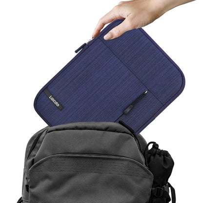 Lacdo Tablet Sleeve Case for 11 inch iPad A16 | 11 Inch ipad Air M4 M3 M2 | 11" iPad Pro M5 M4 | 10.9" ipad/ipad Air | 10.2" IPad | 11" Samsung Galaxy Tab A9+, iPad Air Pro Case Protective Bag, Blue