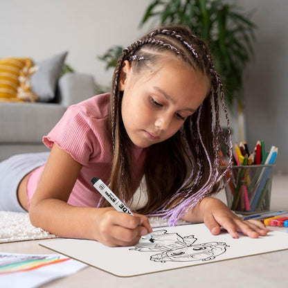 Set of 24 Dry Erase Boards, Double Sided Small Whiteboards with Lines for Kids, Students, Teacher & Classroom Pack, 9"x12" Mini Individual White Boards Lined for Writing with 24 Markers, 24 Erasers