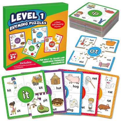 Edulok Phonics Puzzle Games, Spelling Games, Phonics Flash Cards, Sight Word Flash Cards for Toddlers, Learning Educational Toys, Kids Preschool Learning Activities, Homeschool Supplies, Learn to Read