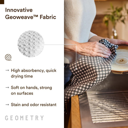 GEOMETRY Kitchen Towels - Quick Dry Microfiber Cloth Dish Towels for Kitchen Drying - Premium Quick Dry Towel - Cherry Bow, 18" x 30" - 2 Pieces