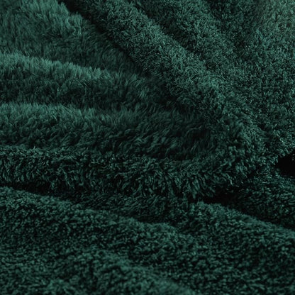 Exclusivo Mezcla Fleece Forest Green Throw Blanket for Couch Sofa, Ultra Soft, Lightweight and Fluffy Blankets for Women, All Season, 50x60 Inches