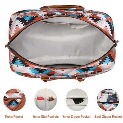 Weekender Bags for Women, 3PCS 21" Large Travel Duffle Carry on with Crossbody Bag & Toiletry Bag, Water-Resistant Shoe Compartment, Trolley Sleeve, for Business Weekend Overnight Trips