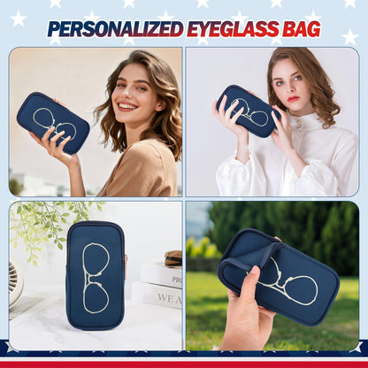 Top Souls KKP Double Eyeglass Case | Sunglasses Cases with 2 Compartments