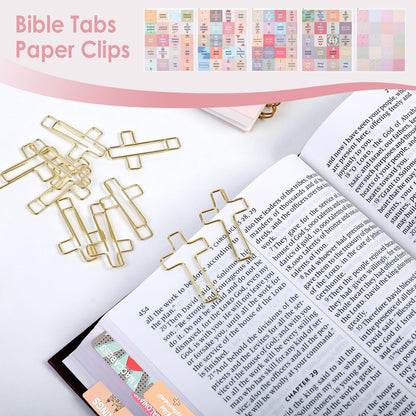 Gorsbark Bible Journaling Kit for Women, Bible Study Supplies Set with No Bleed Highlighters, Pens, Tabs, Notebook, Pencil Case, Christian Gifts for Women, Beginners, Students, Bible Study kit (Pink)