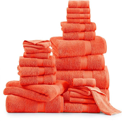 LANE LINEN 100% Luxury Cotton Bath Towel Set