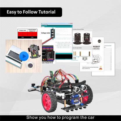 OSOYOO Smart Robot Car kit for Arduino to Learn Programming and Get Hands on Experience of Robotic Assembly for Adults and Youths
