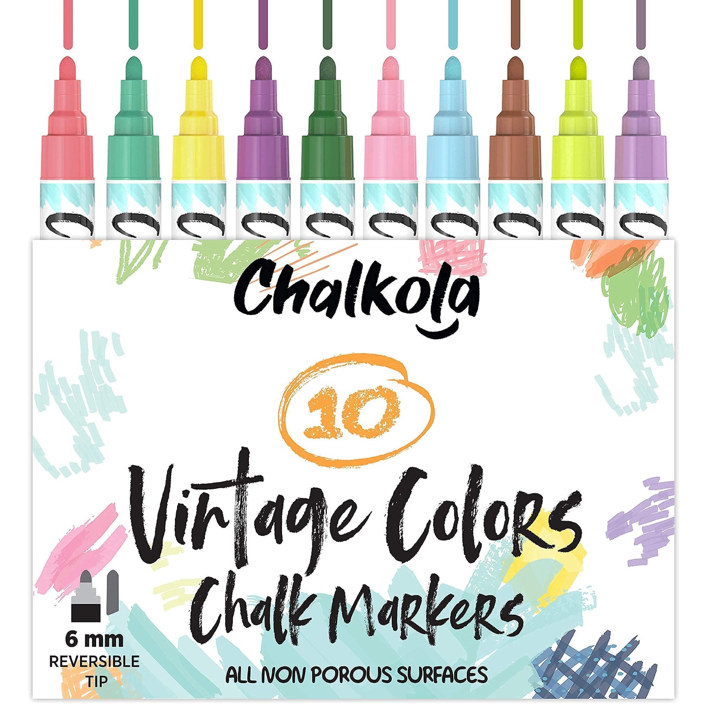 Chalk Art Bundle - 5 Pink Variety + 10 Vintage 6mm